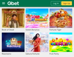 qbet casino screenshot