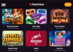 reddice casino screenshot